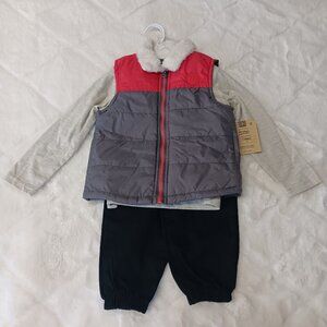Buster Brown 3 peice set boys 3T winter outfit
